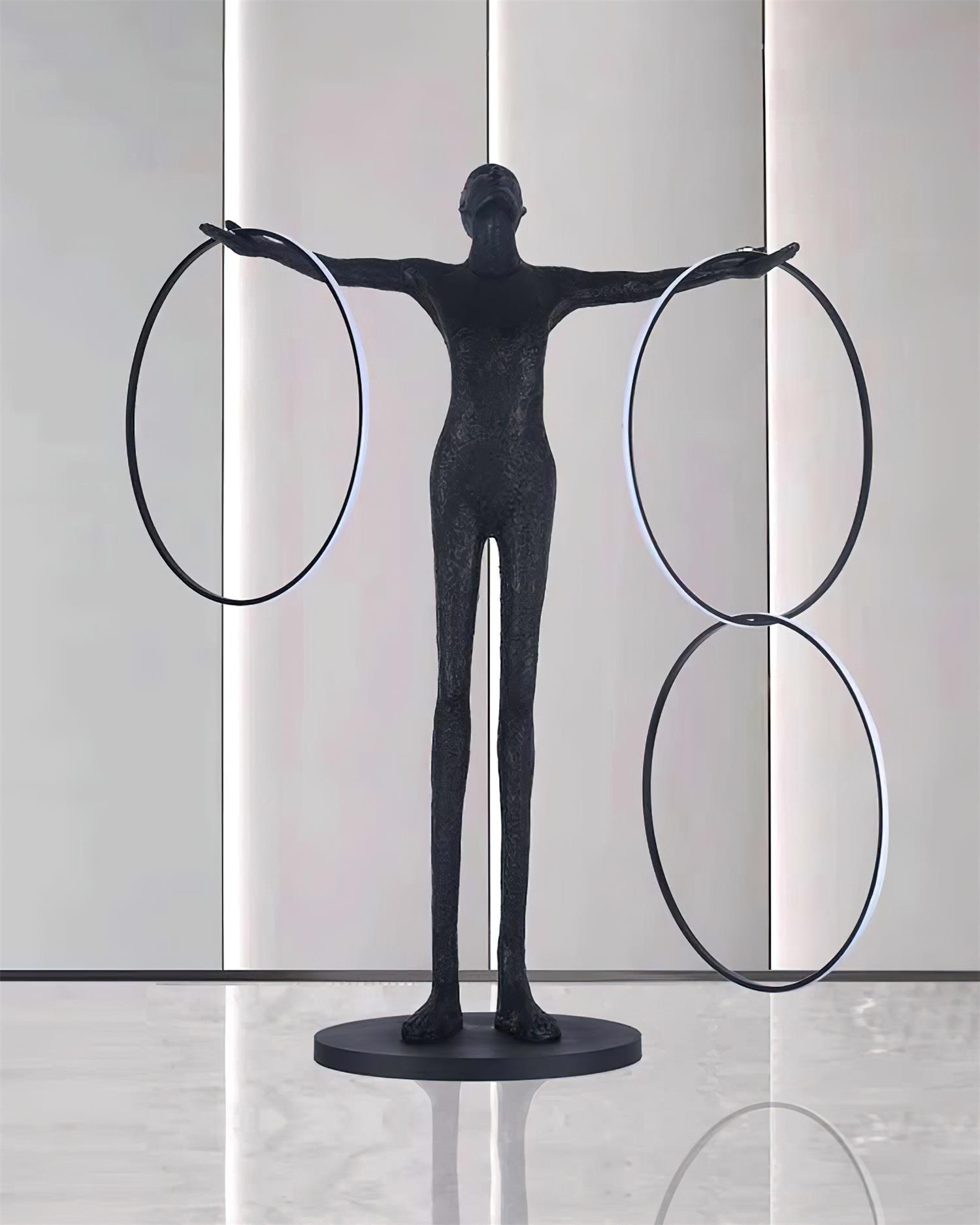 Trinity Life Sculpture Floor Lamp