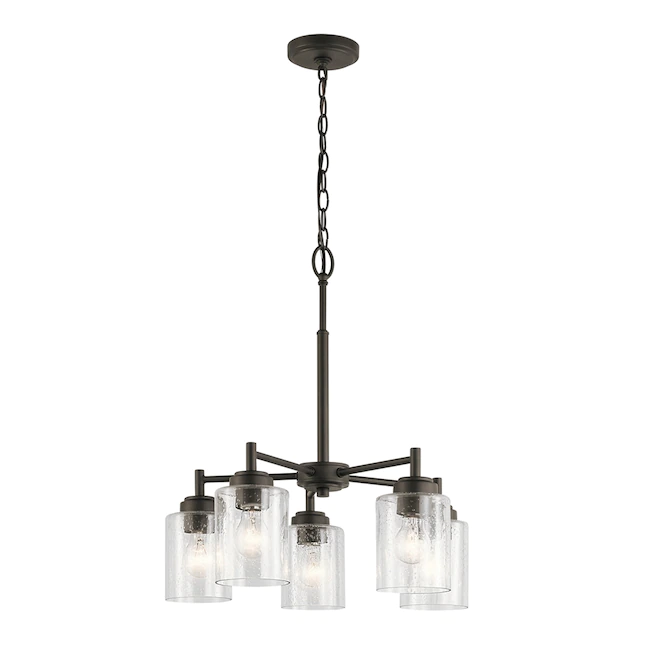 Kichler 44030OZ Winslow 5-Light Olde Bronze Modern/Contemporary Chandelier