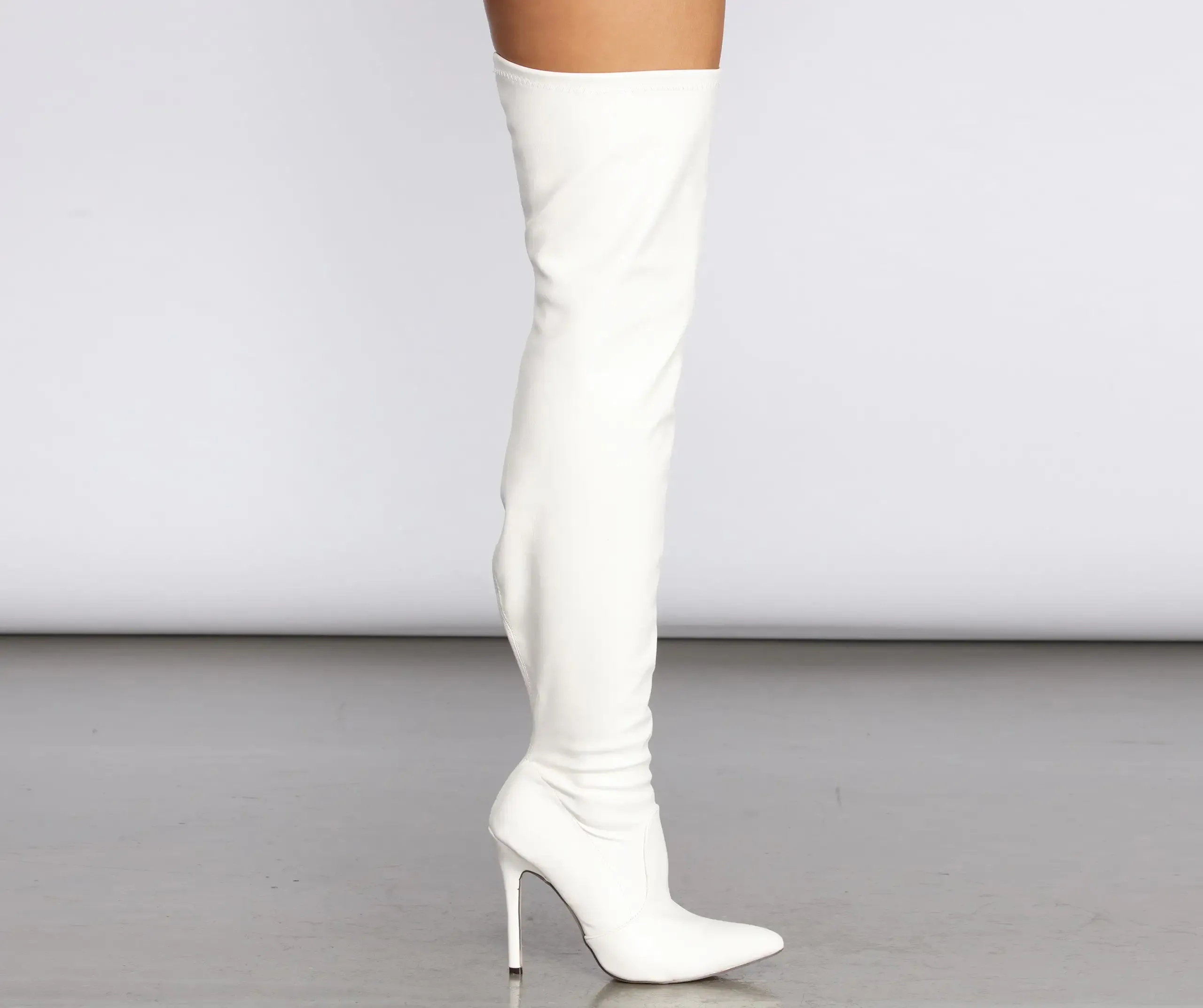 Sky Thigh High Stiletto Boots