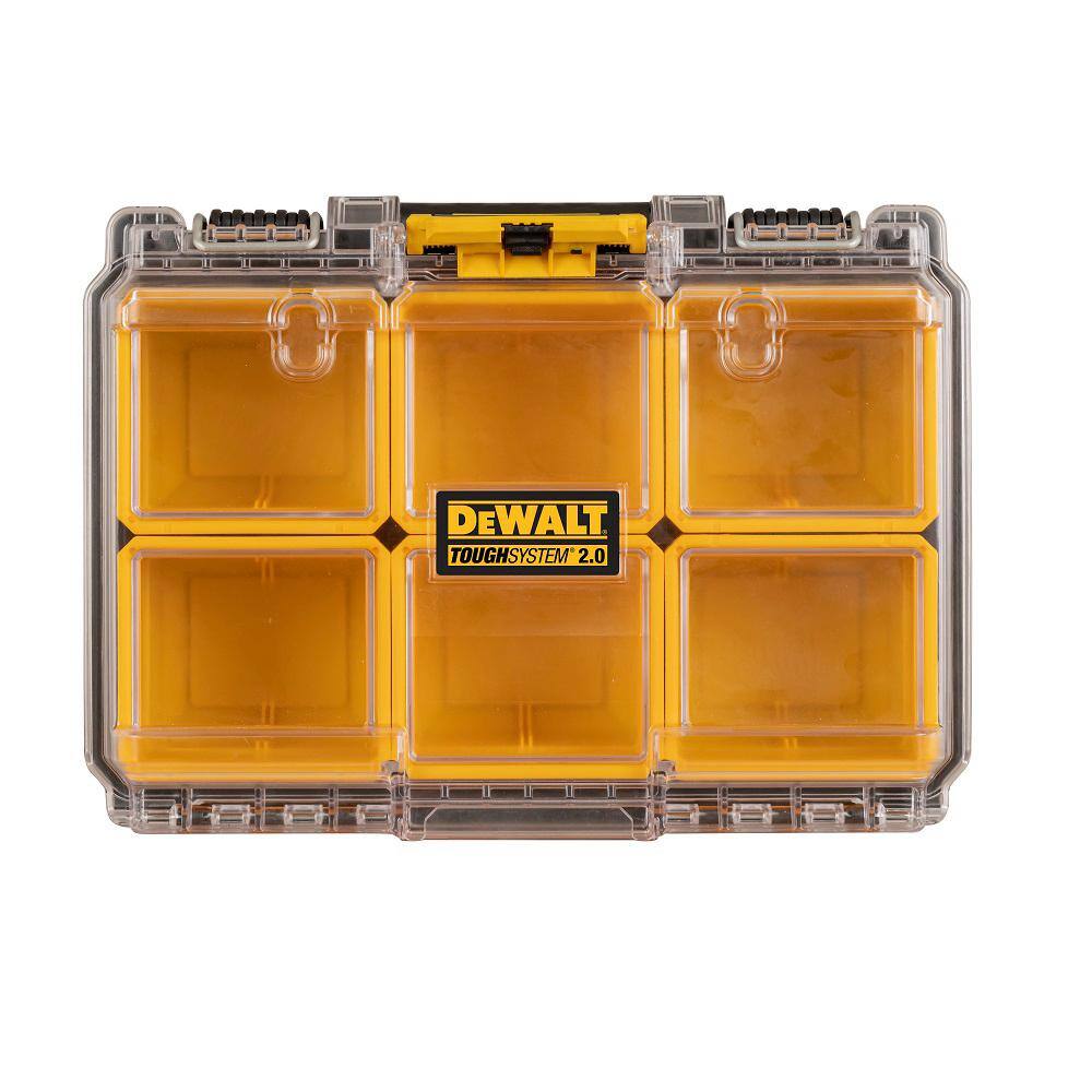 DW TOUGHSYSTEM 2.0 6-Compartment Small Parts Organizer DWST08020