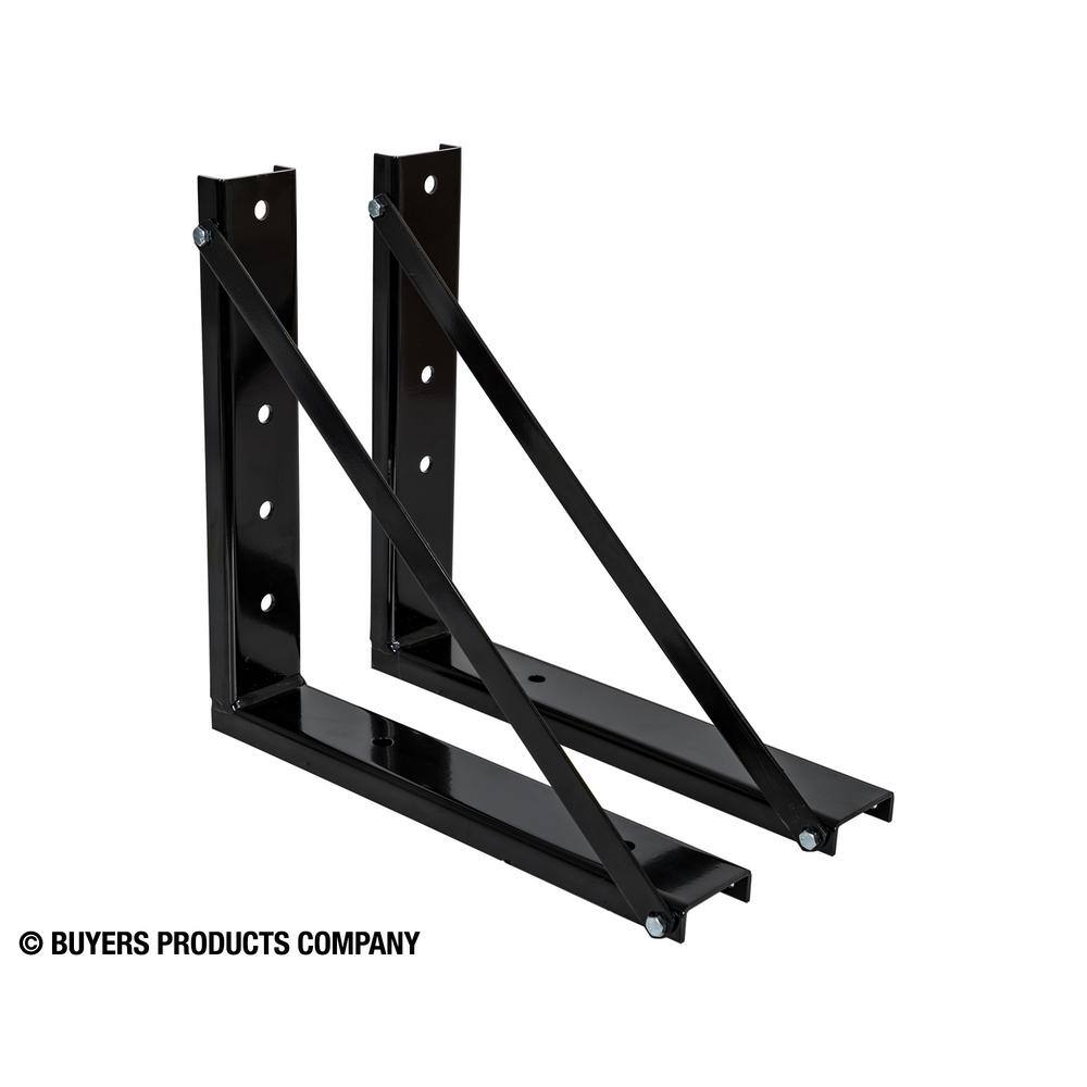 Buyers Products Company 18 in. Underbody Tool Box Bolted Bracket Kit 1701006B