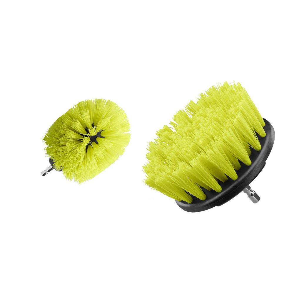 RYOBI Medium Bristle Brush Multi-Purpose Cleaning Kit (2-Piece) A95MP1