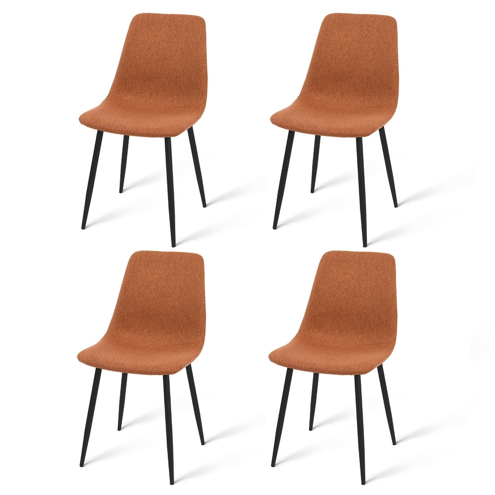 Modern Fabric Upholstered Dining Chairs (Set of 4)   34\