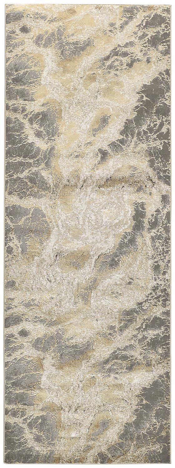 Tripoli Gray and Beige Rug by BD Fine