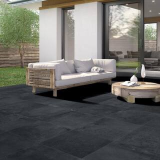 MSI Nolitan Carbon 24 in. x 24 in. Porcelain Paver Floor Tile (40-Pieces160 sq. ft.Pallet) LPAVNNOLCAR-P