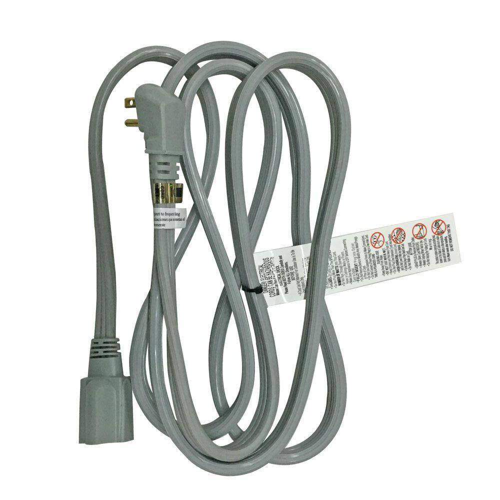 HDX 9 ft. 123 20 Amp 250-Volt Air Conditioner Extension Cord Grey HD#188-327