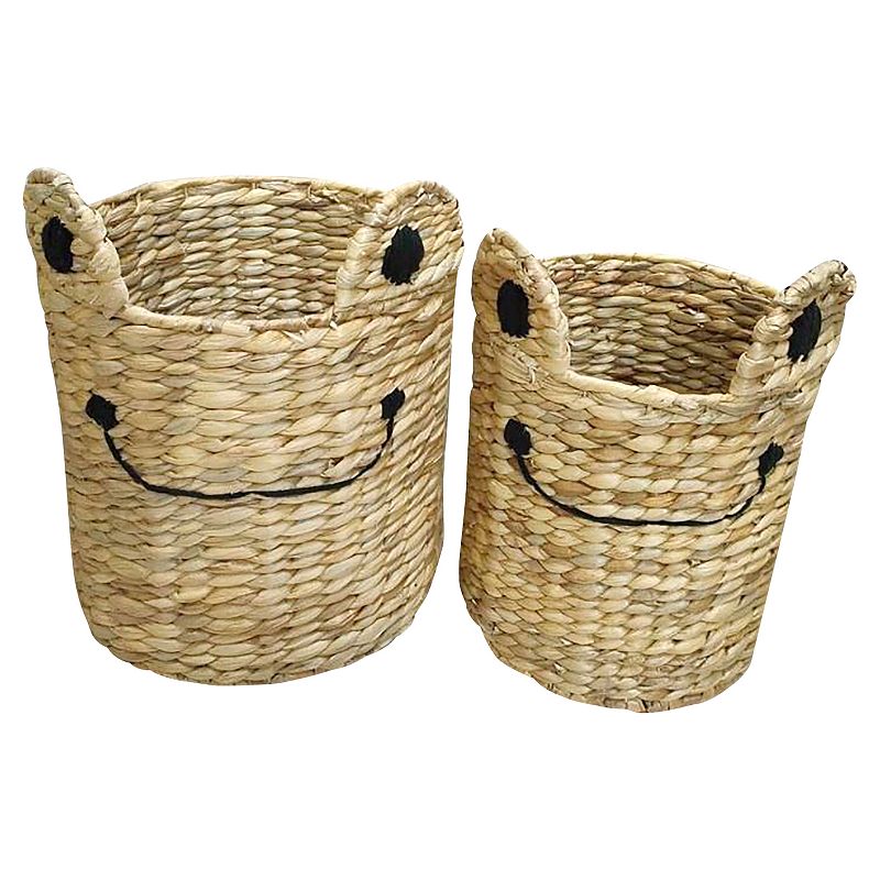 Saddle River Water Hyacinth Round 2-pc. Animal Basket Set