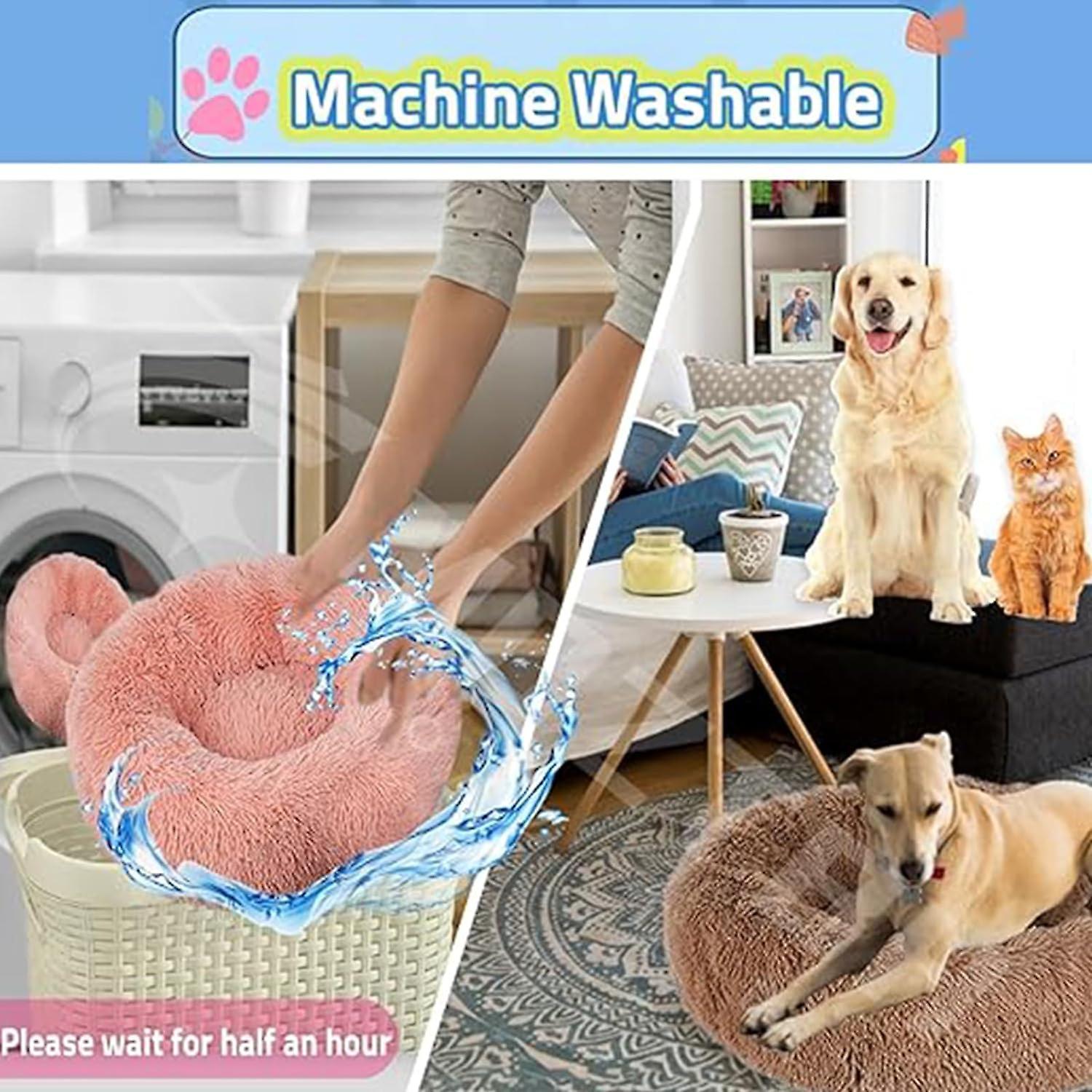 Dog Basket Rectangle Dog Cushion Plush Cat Bed， Washable Cat Cushion Plush Animal Pet Bed Cushion Suitable Warm For Autumn Winter Use (xs，anthracite)