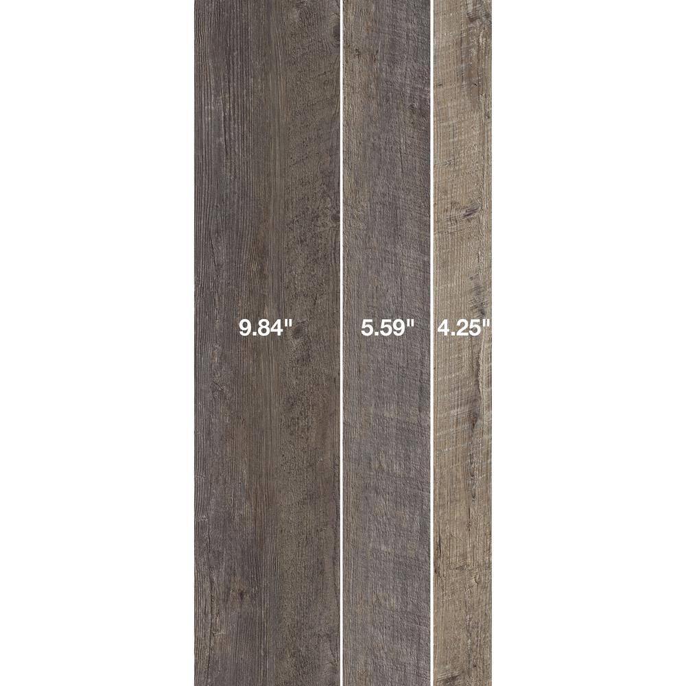 Lifeproof Seasoned Wood 6 MIL x Multi-Width x 48 in. L Click Lock Waterproof Luxury Vinyl Plank Flooring (19.5 sqftcase) I114813L