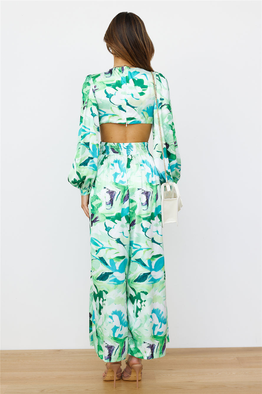 70s Edge Jumpsuit GREEN