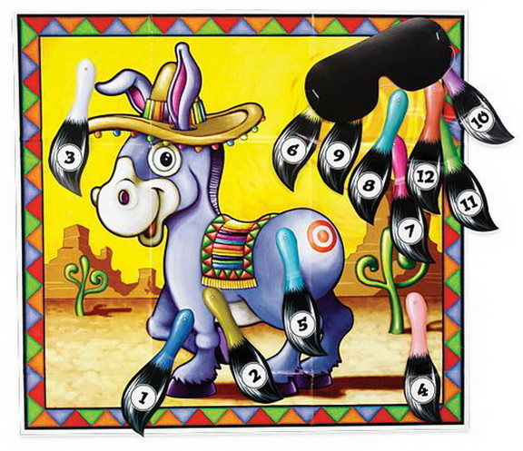 Beistle 162990 Pin the Tail on the Donkey Game   N...