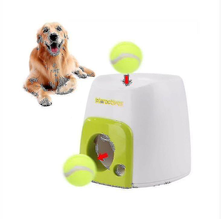 Interactive Automatic Pet Dog Treat Tennis Ball Toy Fetch