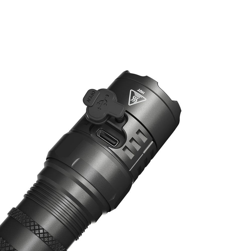 NITECORE 3000 Lumens USB-C Rechargeable Tactical LED Flashlight P23i