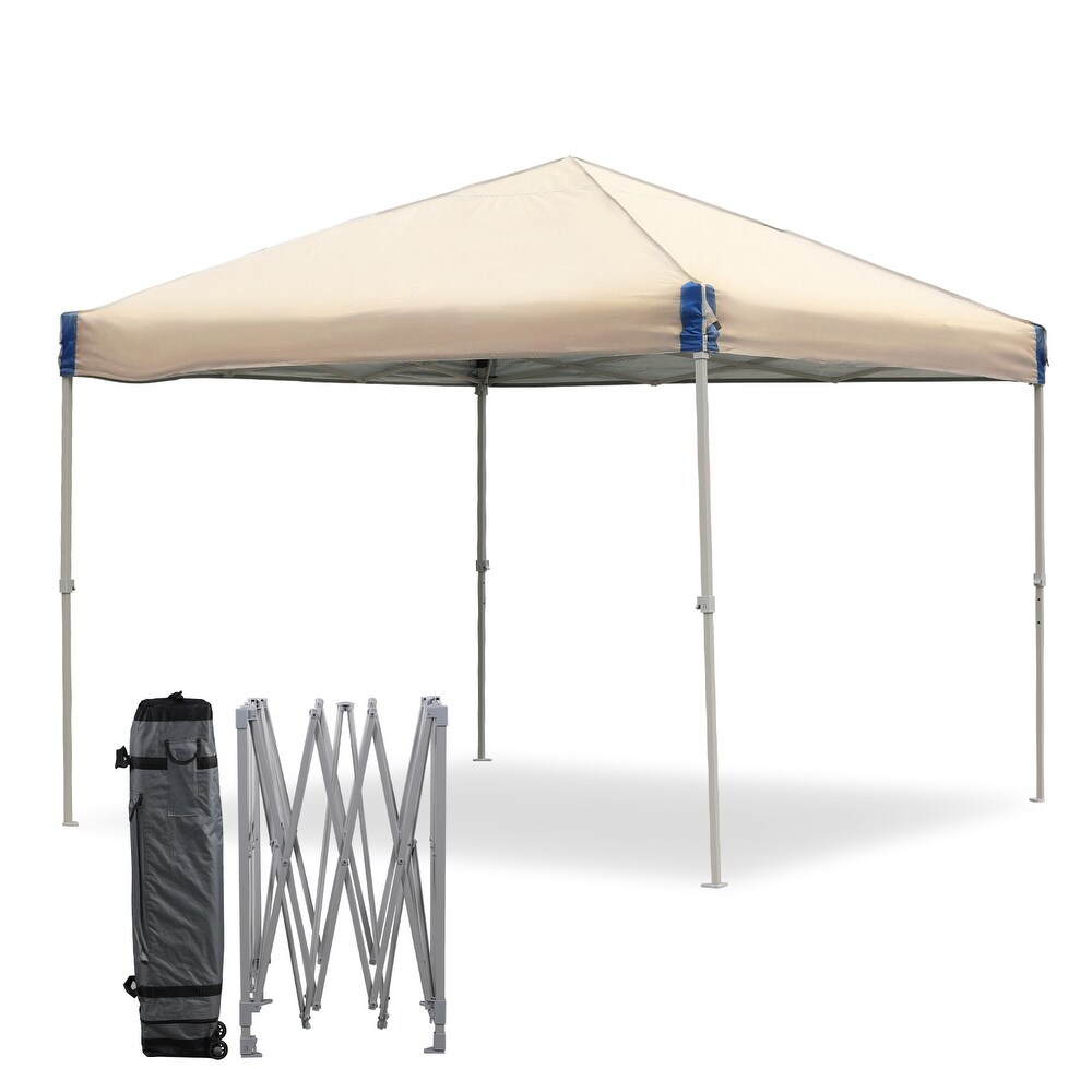 Aoodor 10 x 10 FT Pop Up Canopy Tent with Roller Bag  Portable Instant Shade Canopy for Camping  Party and Other Outdoor Events