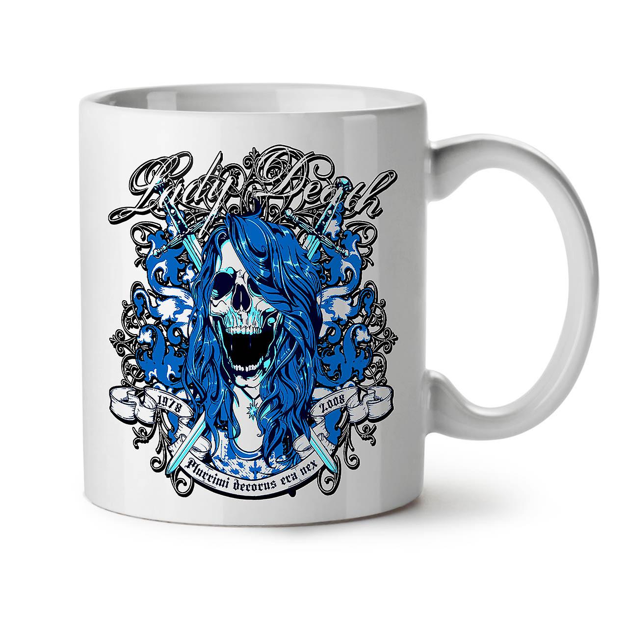 Lady Death Horror NEW White Tea Coffee Ceramic Mug 11 oz | Wellcoda