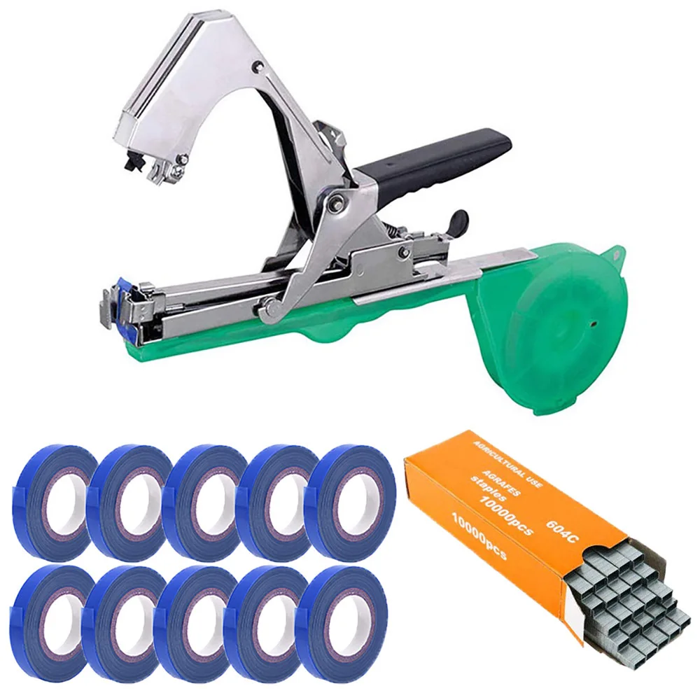 Garden Tools Garter Plants Branch Hand Tying Binding Machine Minced Vegetable Tapetool Tapener Tapes Home