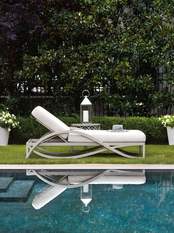 Chaise Lounge   Transitional   Outdoor Chaise Lounges   by Lexington Home Brands  Houzz