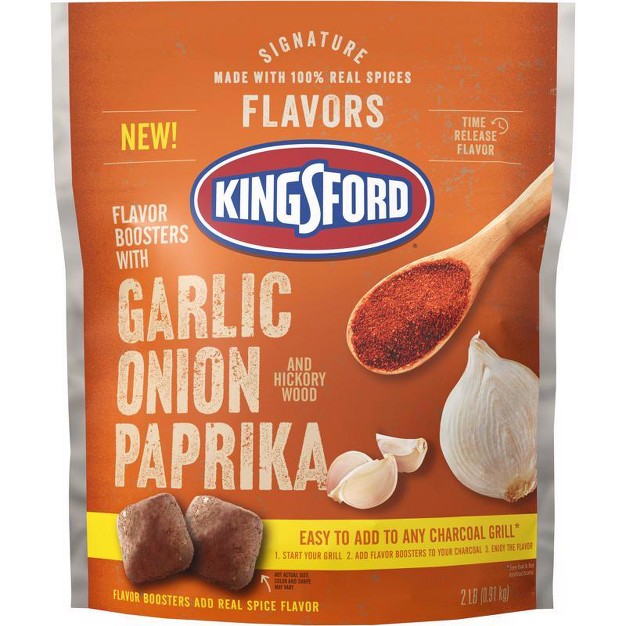 Kingsford Signature Flavors All Natural Garlic Onion Paprika Charcoal Briquettes 2 Lb