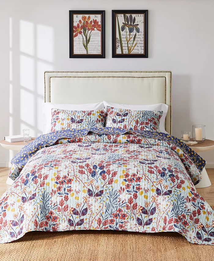 Greenland Home Fashions Perry Quilt Set， 2-Piece Twin