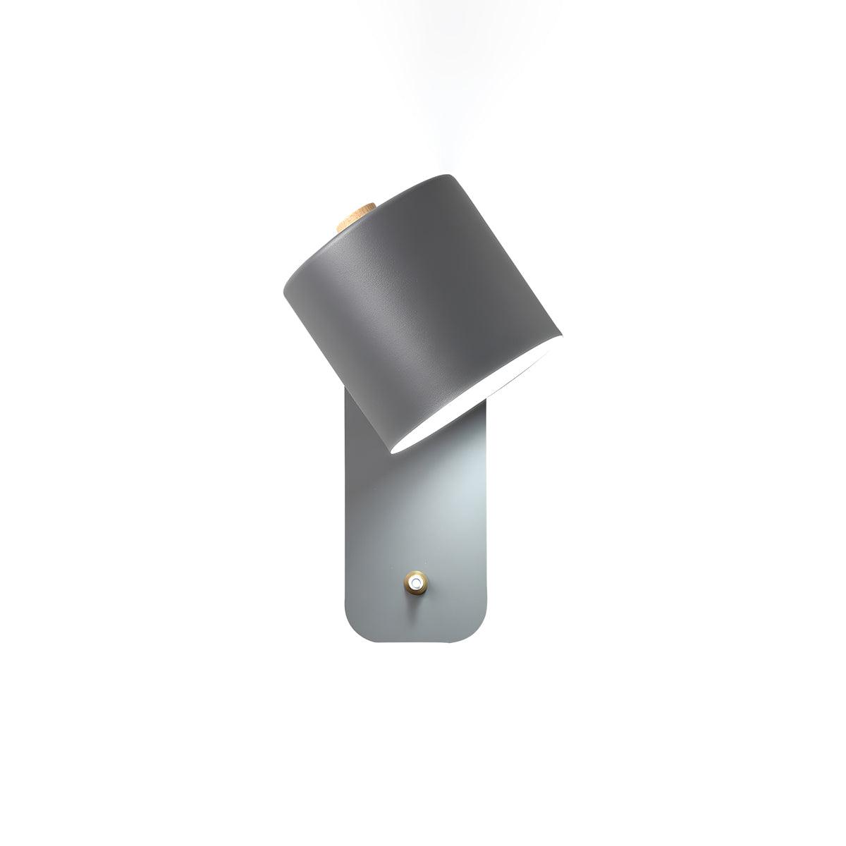 Rotatable Cylinder Plug-in Wall Lamp