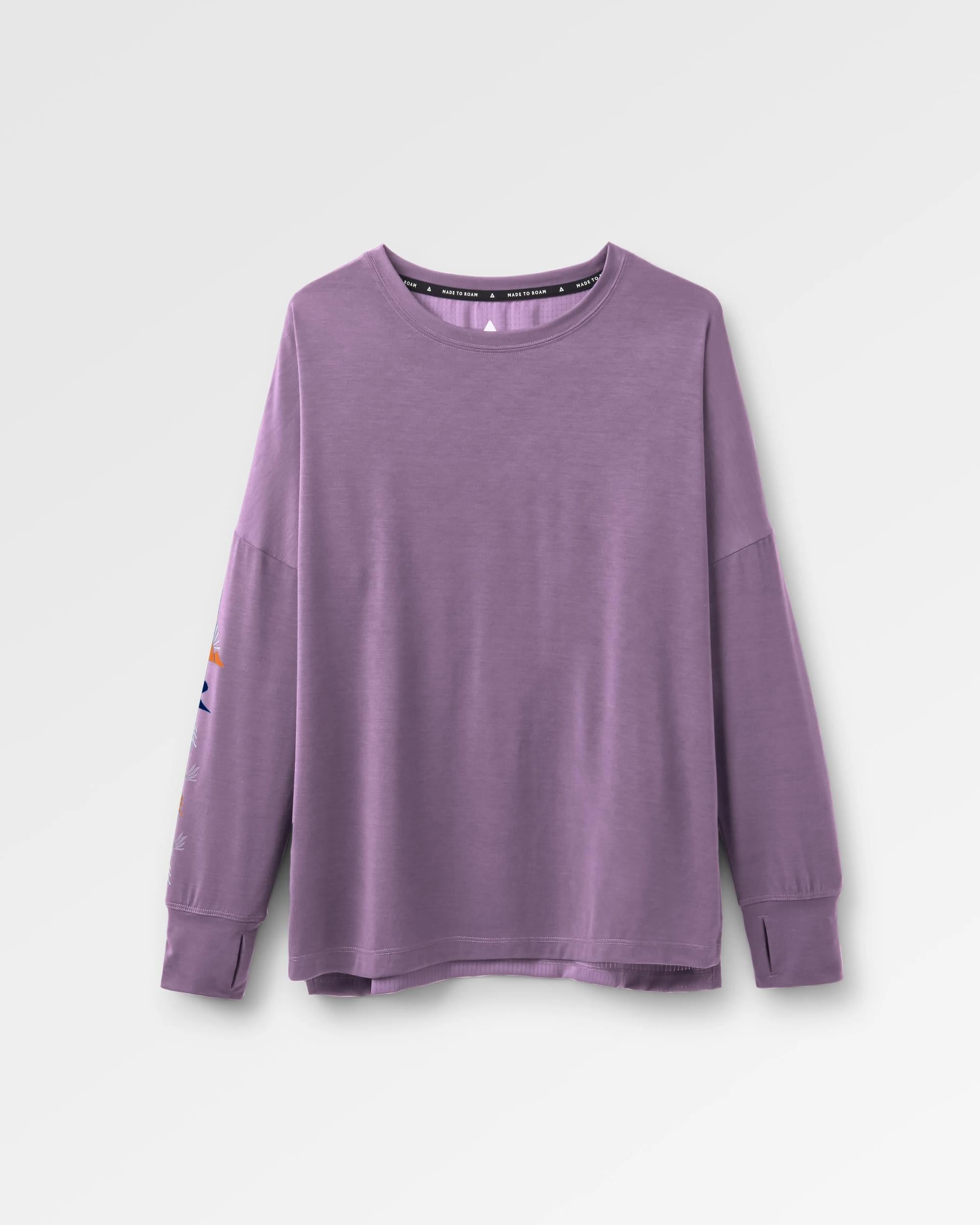 Lotus Recycled Active LS Top - Lilac