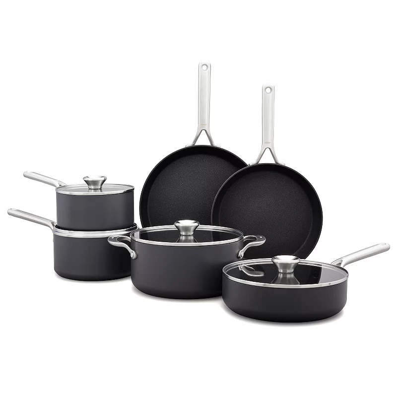 OXO Professional Ceramic Non-Stick 10-pc. Cookware Set