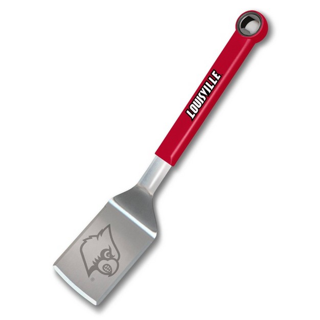 Ncaa Louisville Cardinals Stainless Steel Bbq Spatula With Bottle Opener