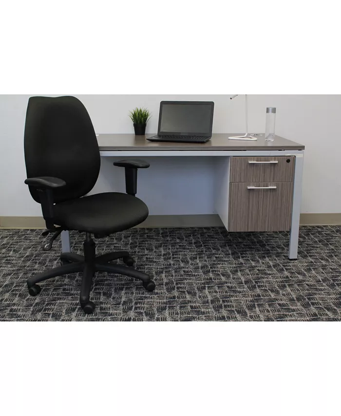 Boss Office Products High-Back Task Chair with Adjustable Arms