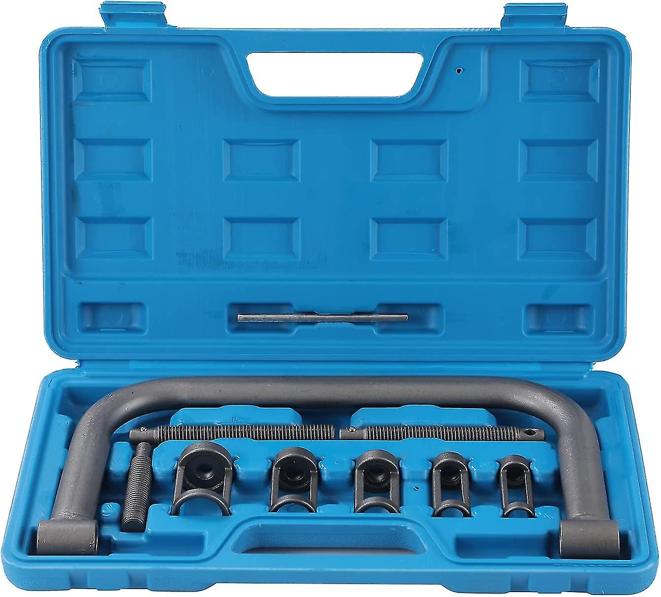 10pcs 5 In 1 Portable Valve Spring Compressor Kit， Workshop Repair Tool Set