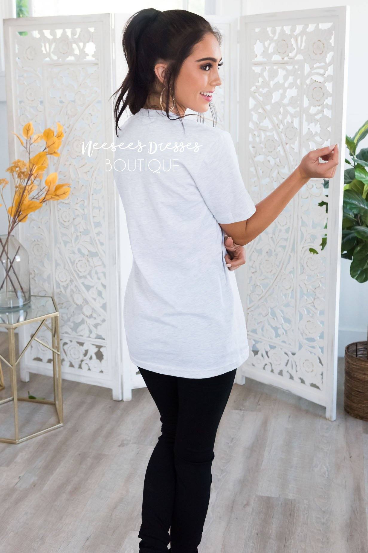 Hello Fall Modest Tee