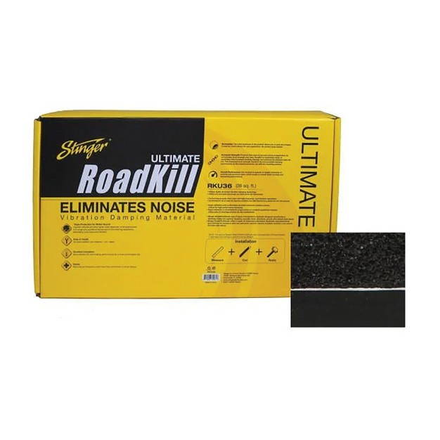 Stinger Roadkill Ultimate Noise deadening Material Bulk Kit Rku 36