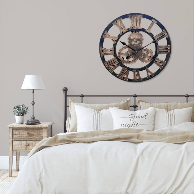 Wall Clock With Raised Gears numbers Westclox