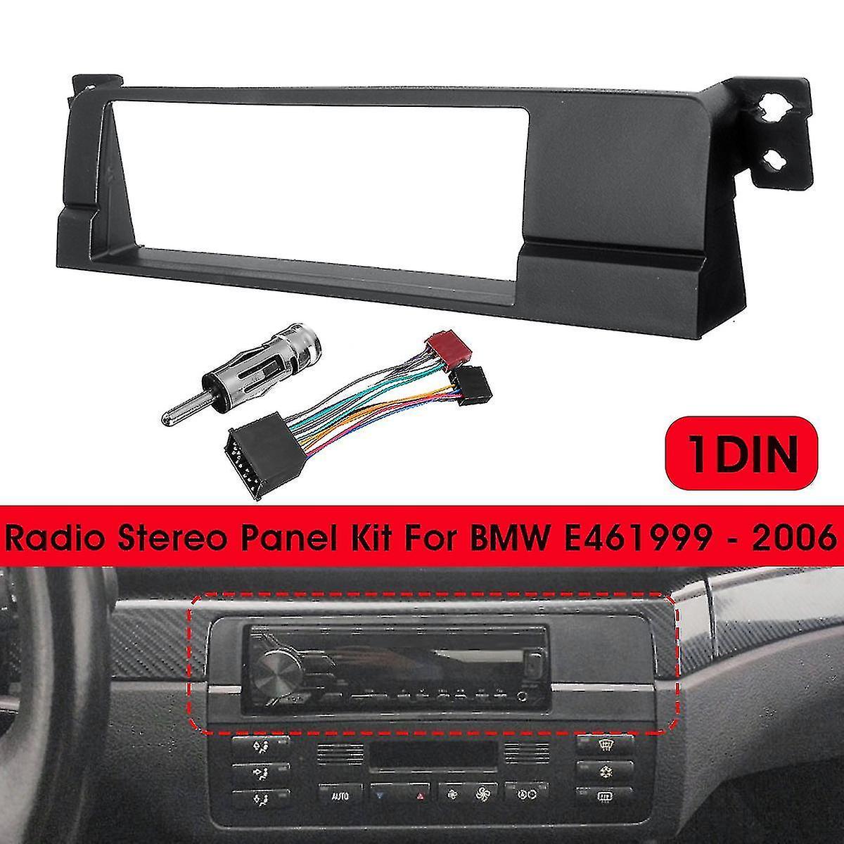 1 Din Car Radio Stereo Panel Fitting Kit Compatible Bmw E46 1999-2006