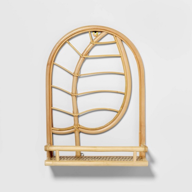 Rattan Arch Leaf Kids x27 Shelf