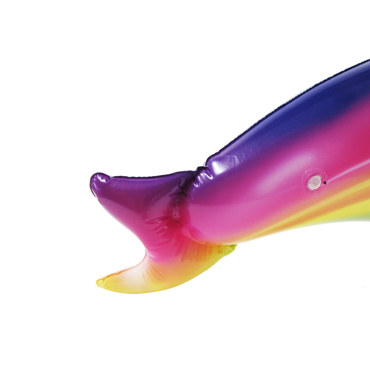 TreasureGurus Inflatable Rainbow Dolphin Swimming Pool Float