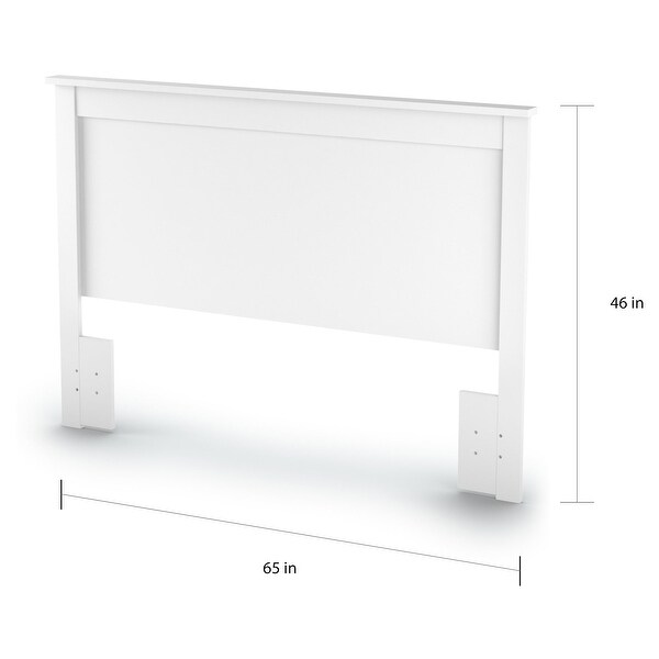 Full / Queen size Headboard in White Finish - - 29063344