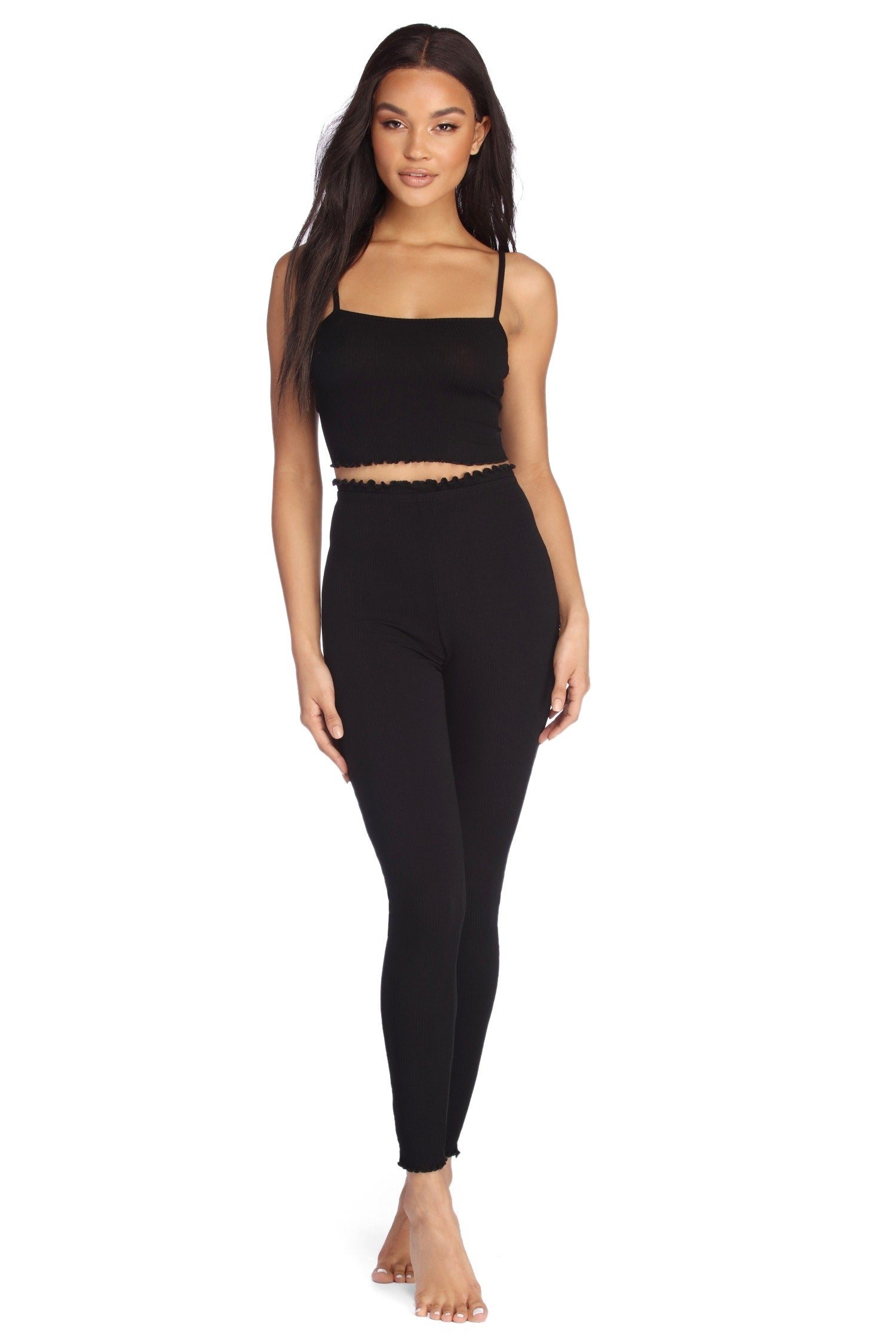 Call It A Night Ribbed Leggings