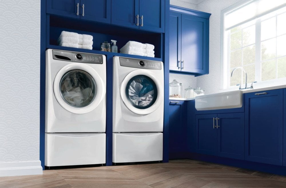 Electrolux EFME427UIW Front Load Perfect Steam™ Electric Dryer With 7 Cycles - 8.0 Cu. Ft.