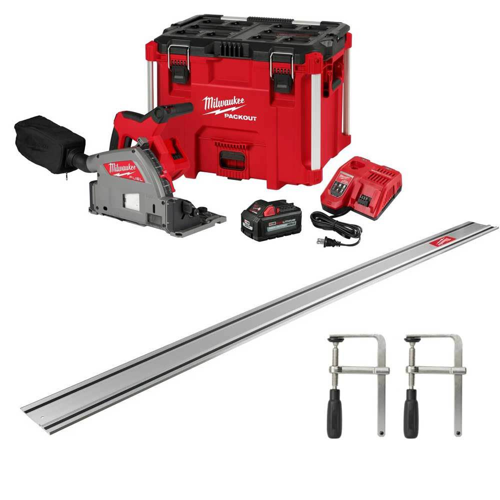 Milwaukee M18 FUEL 6 1/2 Plunge Track Saw Kit 106