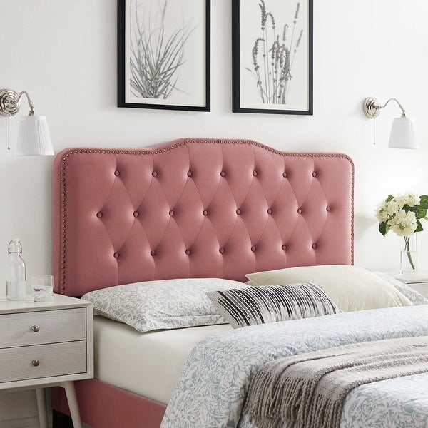 Sophia Tufted Performance Velvet Twin Headboard - - 34149327