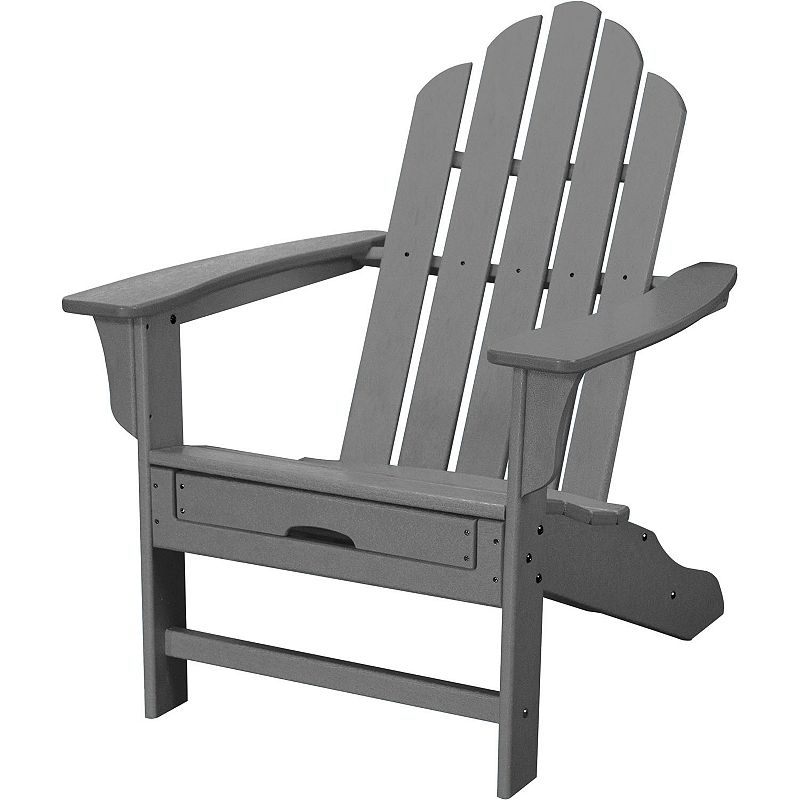 Hanover Accessories All-Weather Contoured Hideaway Ottoman Adirondack Chair