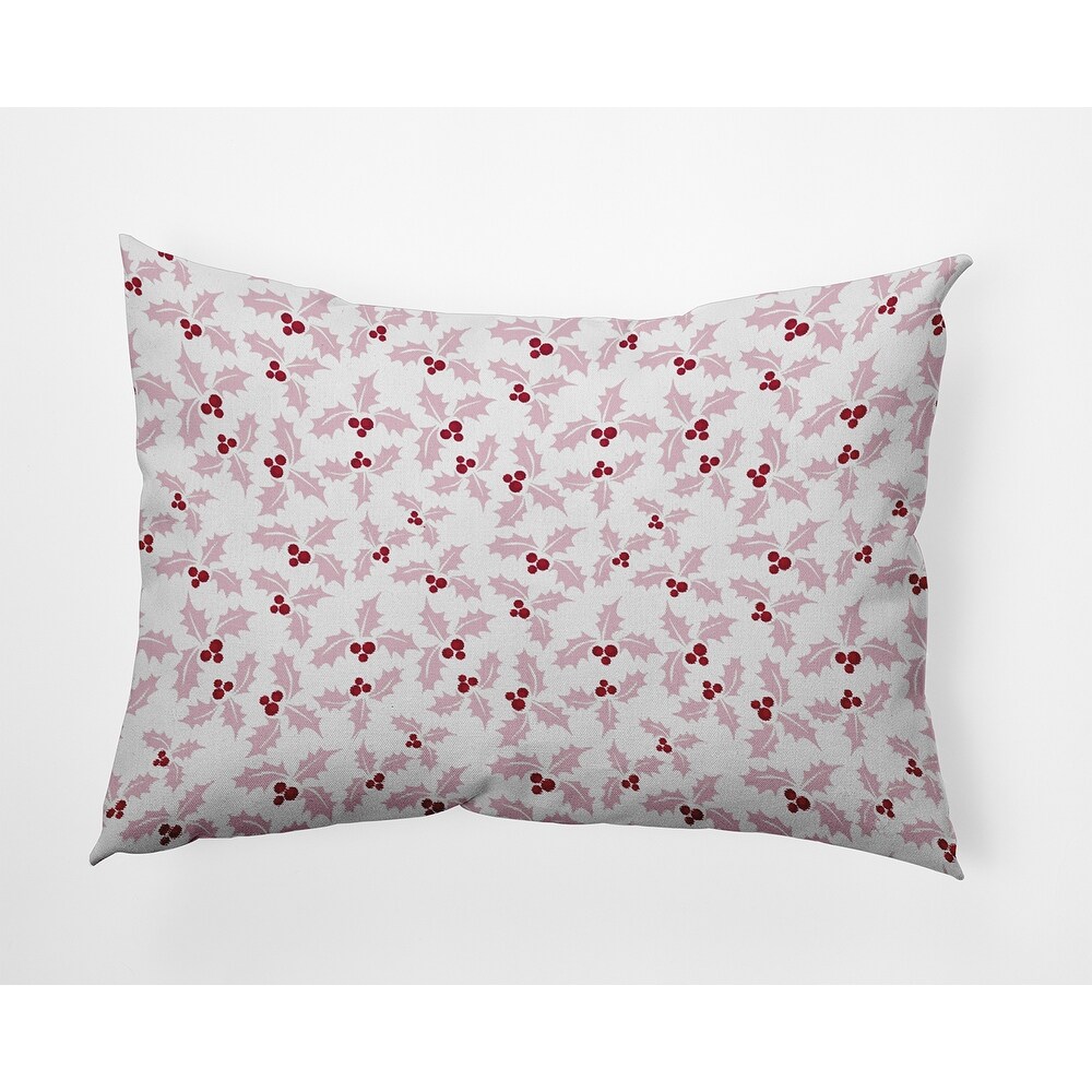 Holly Bush Accent Pillow