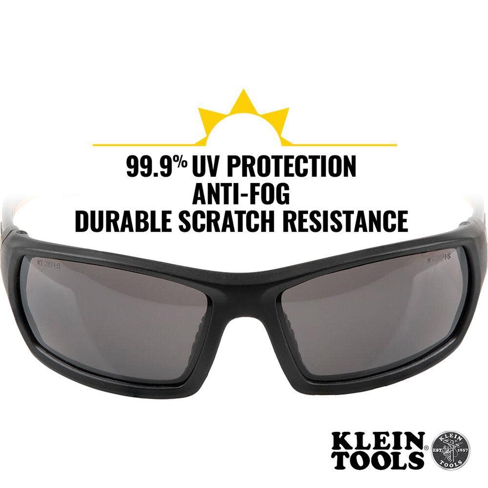 Klein Tools Pro Safety Glasses Full Frame Gray Lens 60164 from Klein Tools