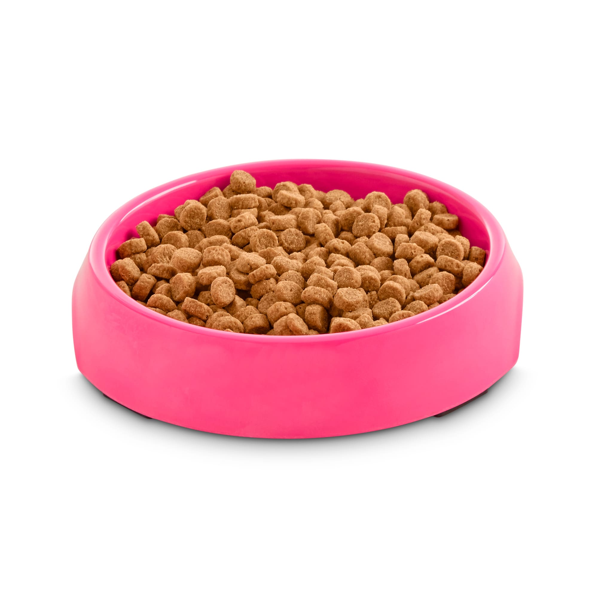 Harmony Pink Single Cat Bowl Base， 3/4 Cup