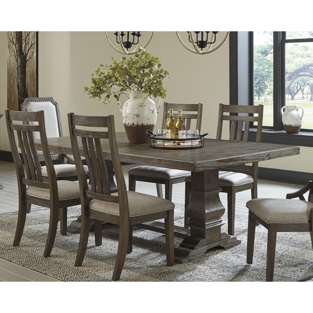 Wyndahl Dining Room Table Kit   Brown