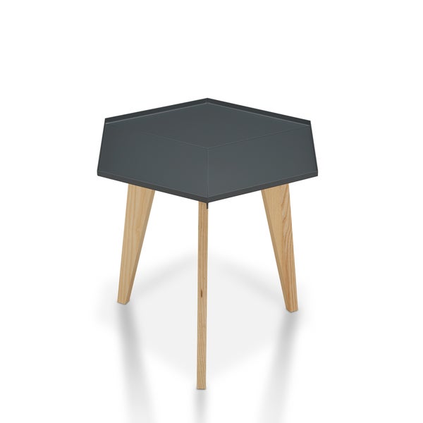 Furniture of America Keln Contemporary 19-inch Geometric Side Table