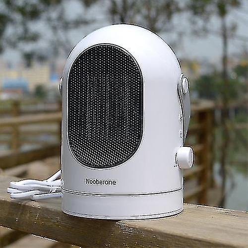 600w Winter Mini Electric Warmer Fan Heater Shaking Head Desktop Household Radiator Energy Saving