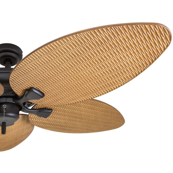 Honeywell Palm Valley Bronze Tropical Ceiling Fan with Palm Leaf Blades - 52-inch Shopping - The Best Deals on Ceiling Fans | 27985755