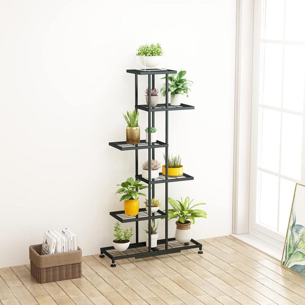 59 in. Metal Plant Stand for Multiple Plants TG-B55H-53