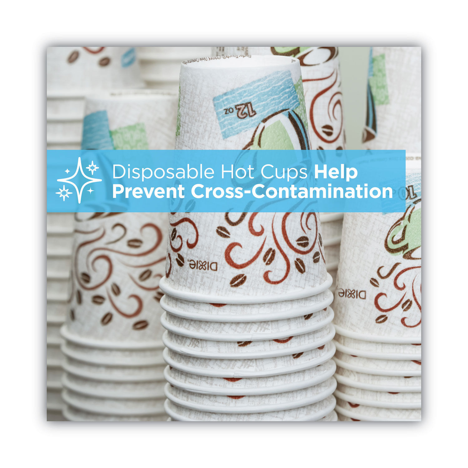 PerfecTouch Paper Hot Cups and Lids Combo by Dixieandreg; DXE5342COMBO600